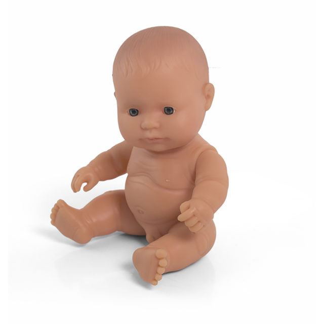 BABY DOLL CAUCASIAN BOY 21CM