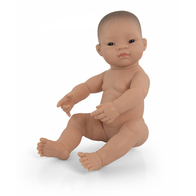 NEWBORN DOLL ASIAN GIRL 40CM