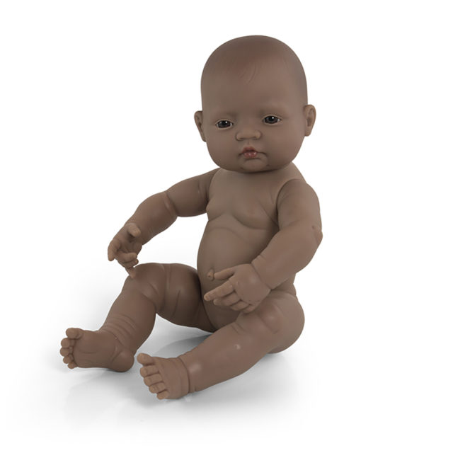 NEWBORN DOLL HISPANIC GIRL 40CM