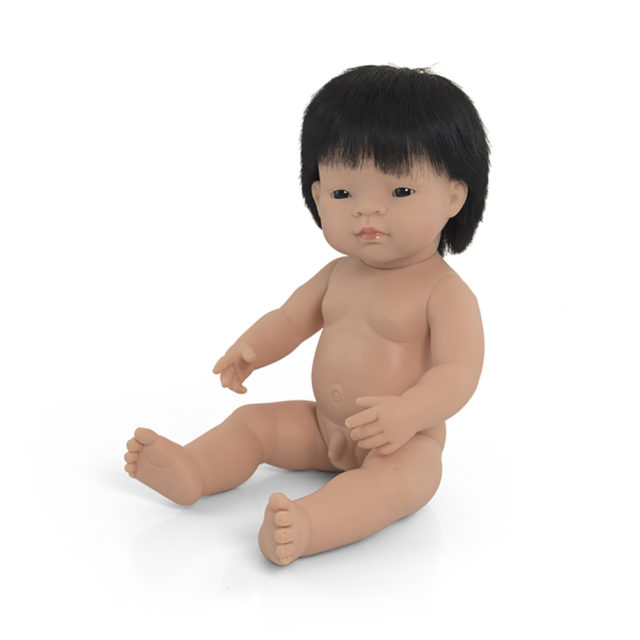 BABY DOLL ASIAN BOY 38 CM