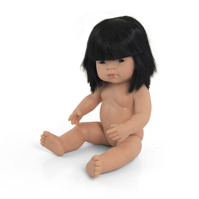 BABY DOLL ASIAN GIRL 38 CM