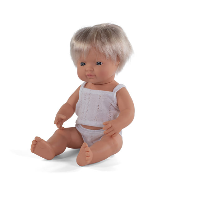 BABY DOLL CAUCASIAN BOY 38 CM