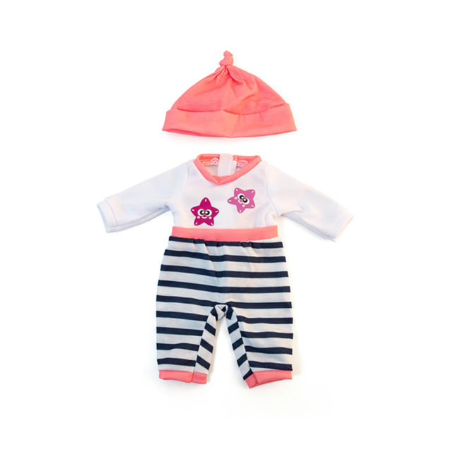 COLD WEATHER SALMON PJS 32CM