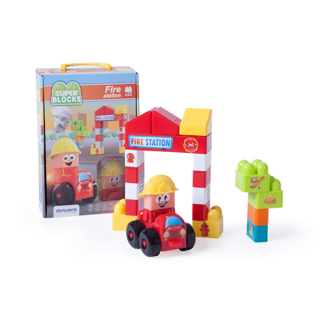 SUPER BLOCKS FIRE STATION 22PC