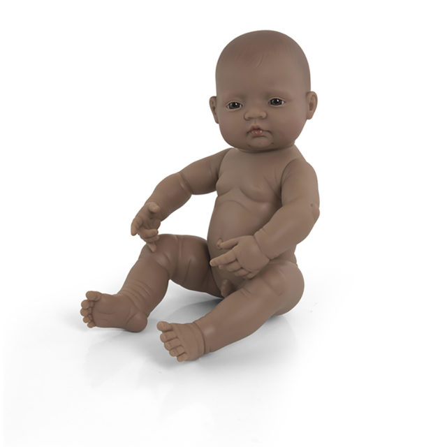 NEWBORN DOLL HISPANIC BOY 40 CM