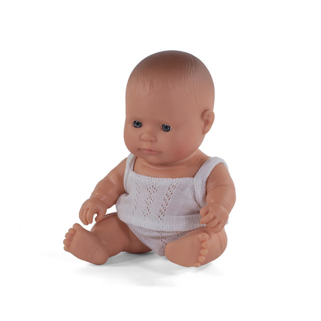 BABY DOLL CAUCASIAN BOY 21CM