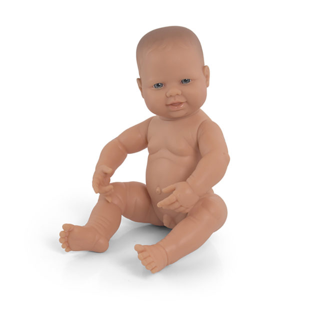 NEWBORN DOLL CAUCASIAN BOY 40CM