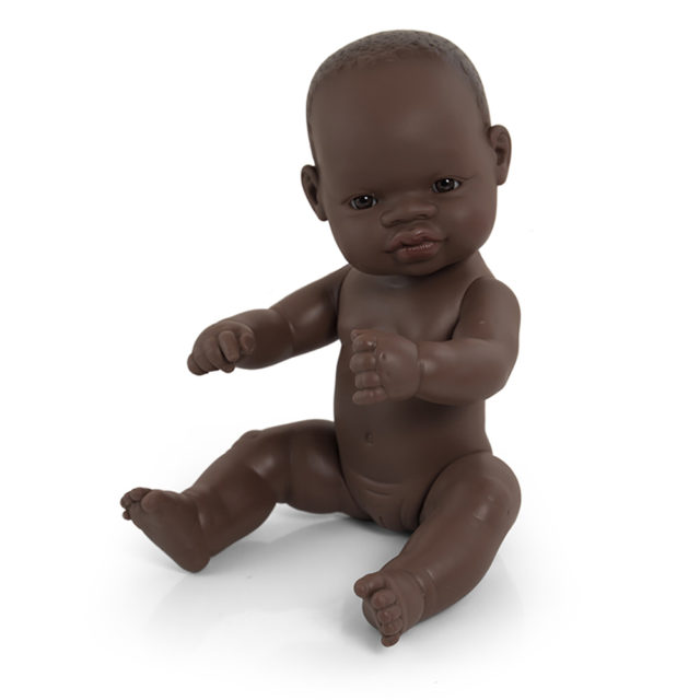 BABY DOLL AFRICAN GIRL 32CM