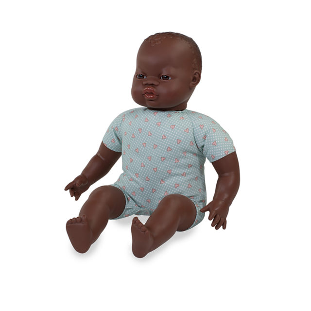 AFRICAN SOFT BODY DOLL 40 CM