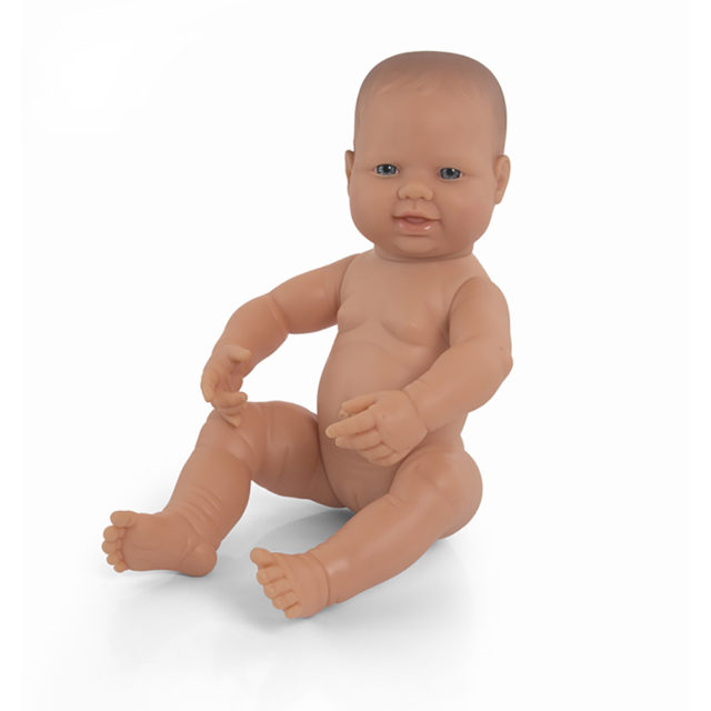 NEWBORN DOLL CAUCASIAN GIRL 40CM