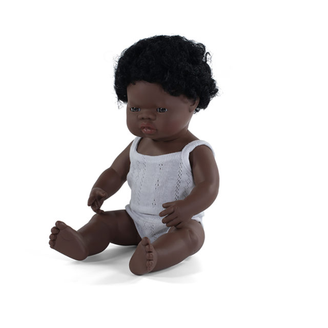 BABY DOLL AFRICAN BOY 38 CM