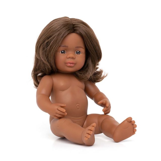 Baby doll aboriginal girl 38cm