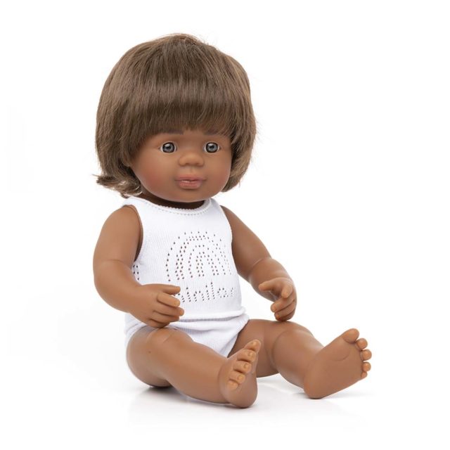 Baby doll aboriginal boy 38cm