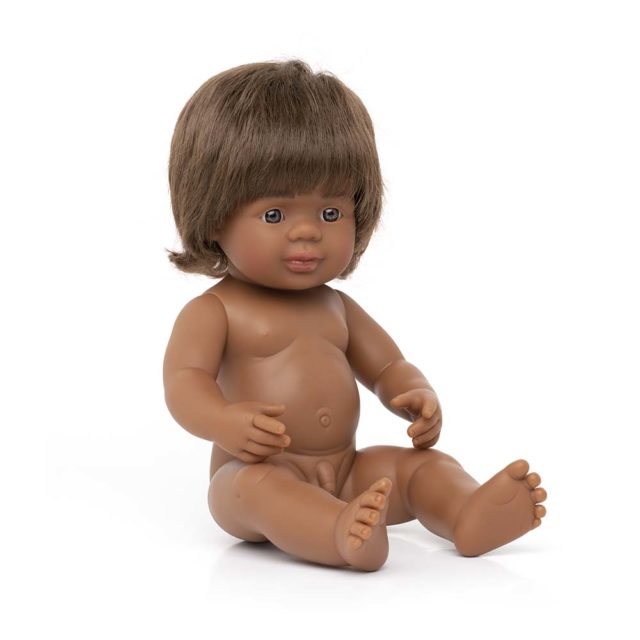 Baby doll aboriginal boy 38cm