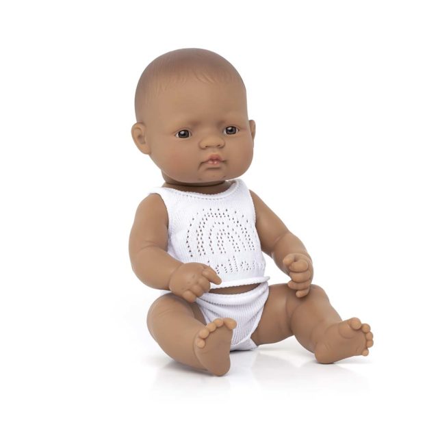 Baby Doll Hispanic Boy 32cm