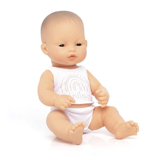 Muñeco Bebé Asiática 32cm (Chica) (Estuche)