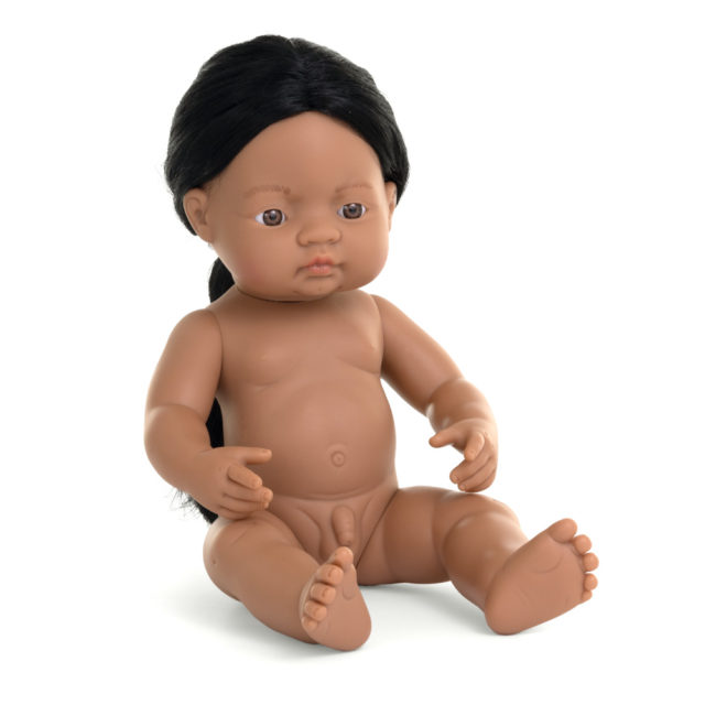 Baby Doll Native American Boy 15” (polybag)