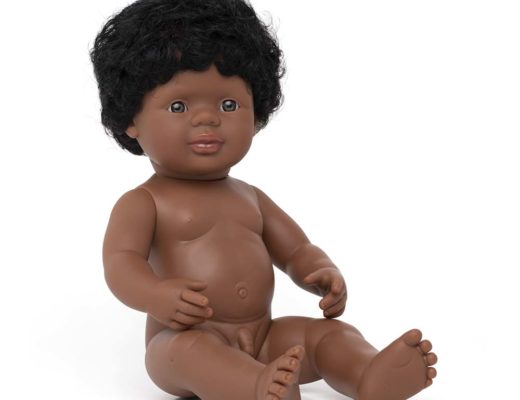 Baby Doll African-American Boy 38 cm