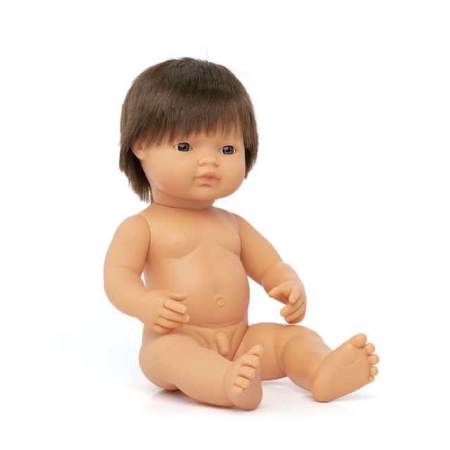 Baby Doll Brunette Boy 38 cm