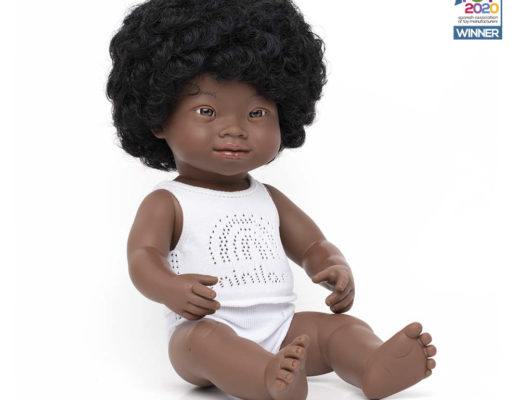 Baby Doll African Girl with Down Syndrome 38 cm