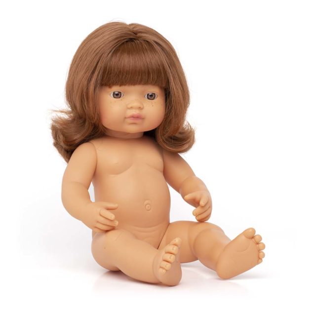 Baby Doll Redhead Girl 38 cm