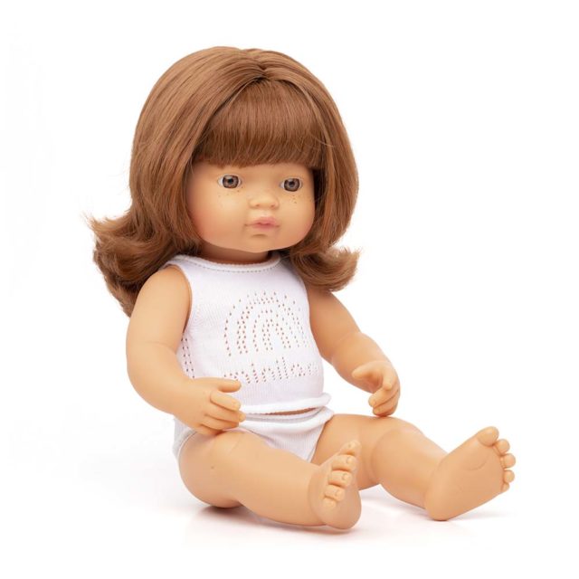 Baby Doll Redhead Girl 38 cm