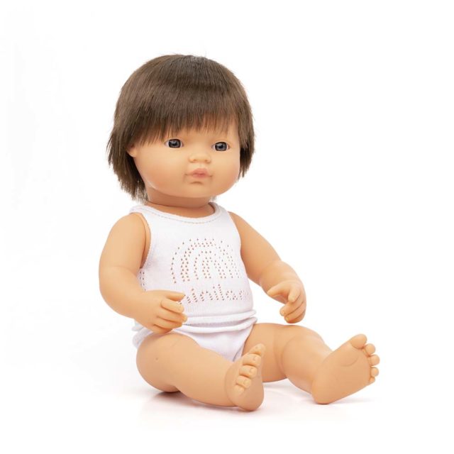 Baby Doll Brunette Boy 38 cm