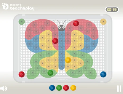 Mariposa de colores