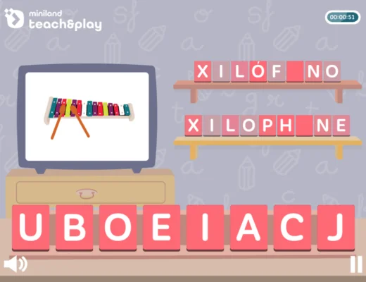 Complete the word: vowels and consonants