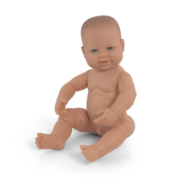 NEWBORN DOLL CAUCASIAN BOY 40CM