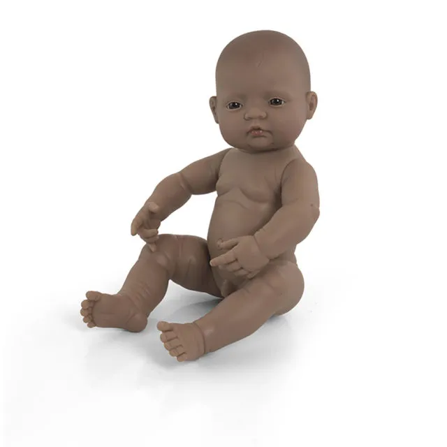 NEWBORN DOLL HISPANIC BOY 40 CM